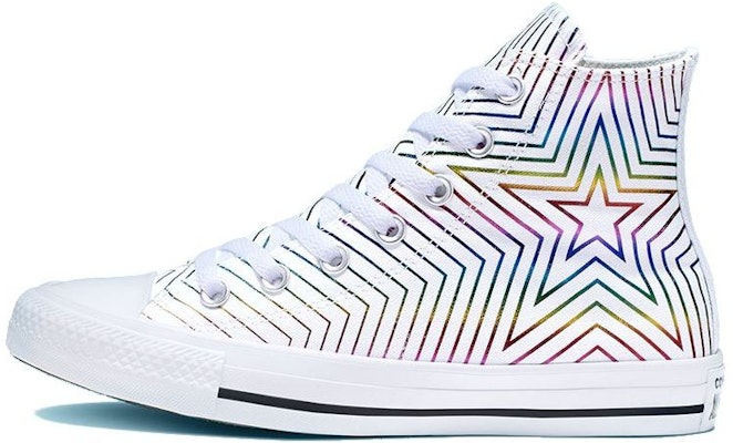 (Women) Converse Chuck Taylor All Star High 'Rainbow Metallic Star' 565396F Buy (Women) Converse Chuck Taylor All Star High 'Rainbow Metallic Star' 565396F