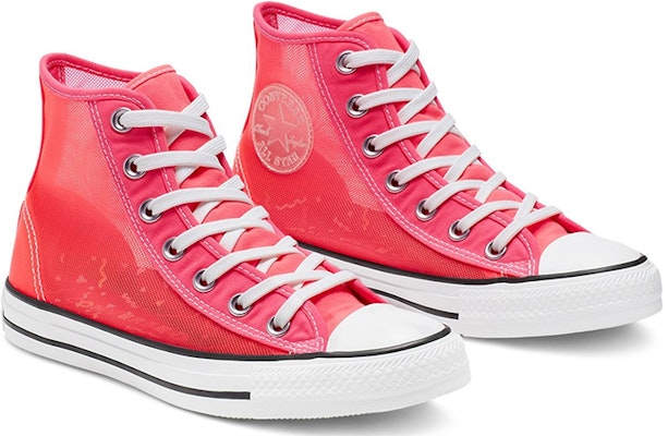 (W) Converse Chuck Taylor All Star High 'See Thru - Merah Balap' 564624C Order (W) Converse Chuck Taylor All Star High 'See Thru - Merah Balap' 564624C