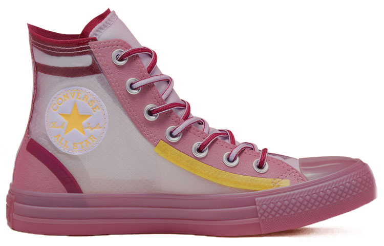 Order Converse Translucent Mesh Utility Chuck Taylor All Star 復古百搭 高筒休閒帆布鞋 女款 粉果凍