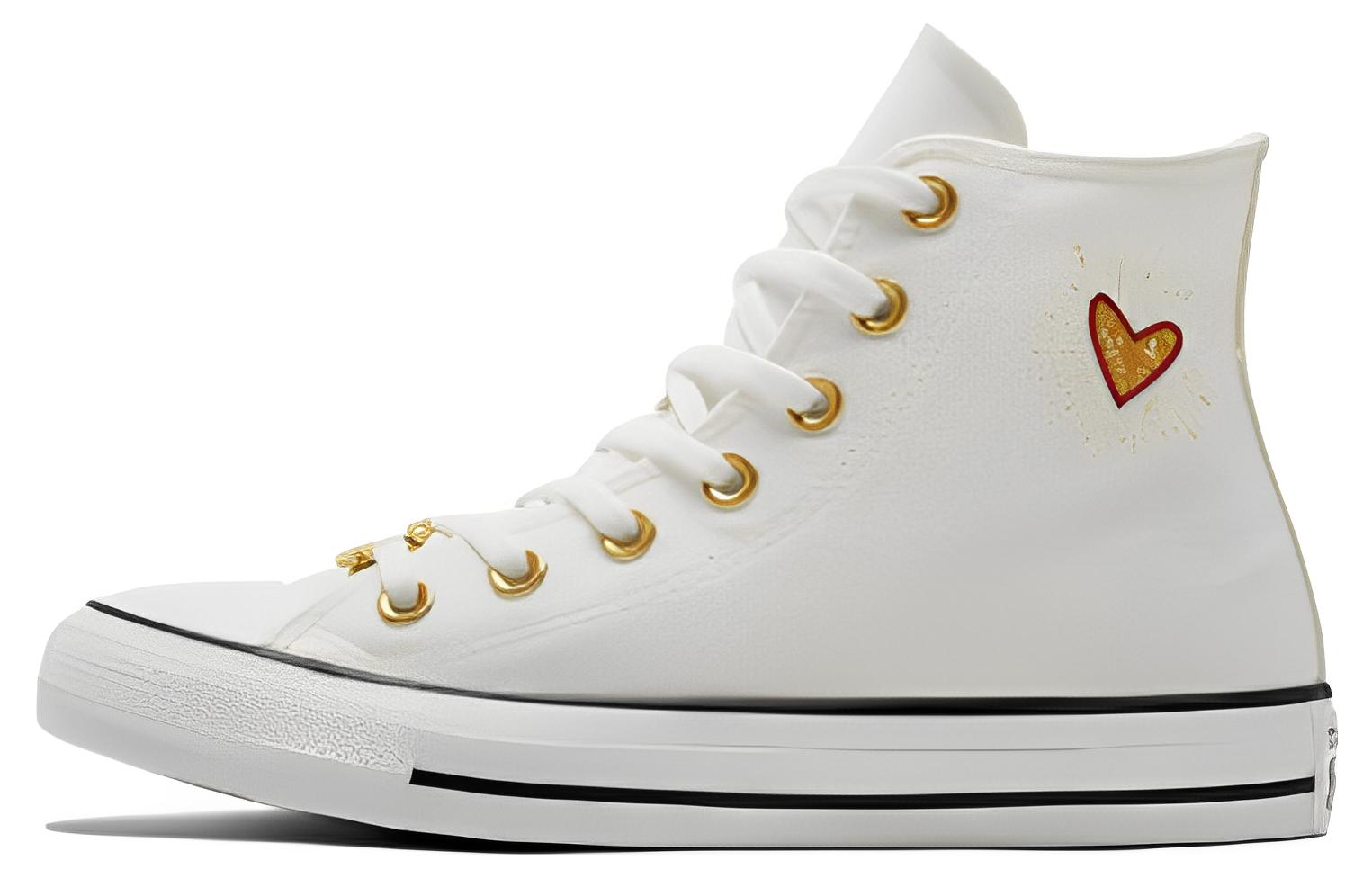 (Women) Converse Chuck Taylor All Star High 'Valentine's Day 2023 - Vintage White' A05139C