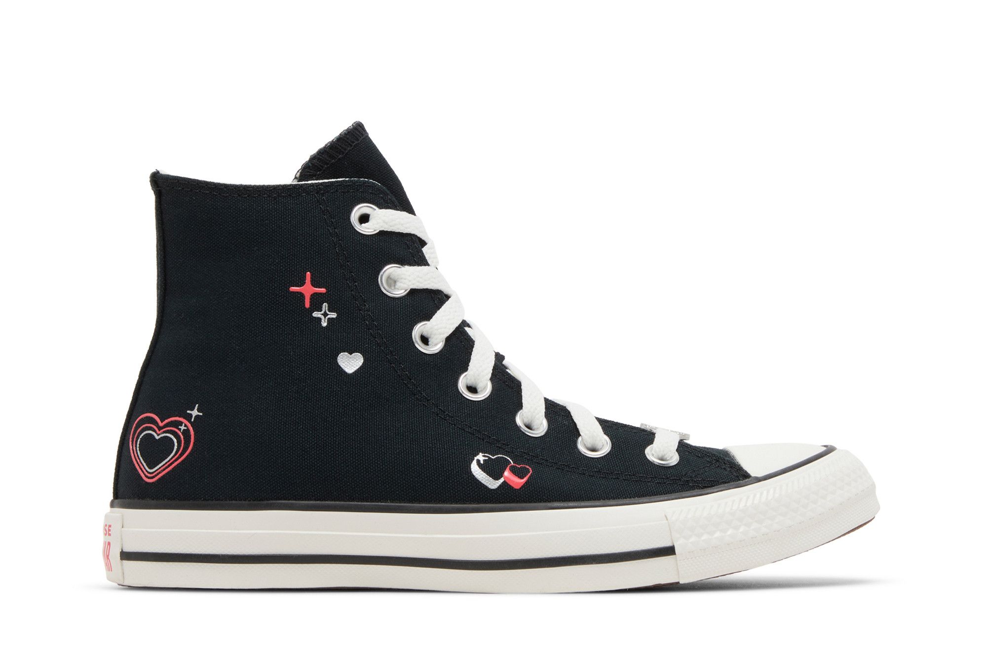 (Women) Converse Chuck Taylor All Star High 'Y2K Heart - Black' A09116C