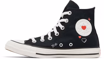 (W) Converse Chuck Taylor All Star High 'Y2K Heart - Hitam' A09116C Lookbook (W) Converse Chuck Taylor All Star High 'Y2K Heart - Hitam' A09116C