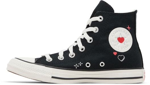 (W) 匡威Chuck Taylor All Star 高帮 'Y2K心形 - 黑色' A09116C Lookbook (W) 匡威Chuck Taylor All Star 高帮 'Y2K心形 - 黑色' A09116C