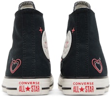 (W) Converse Chuck Taylor All Star High 'Y2K Heart - Hitam' A09116C Details for (W) Converse Chuck Taylor All Star High 'Y2K Heart - Hitam' A09116C