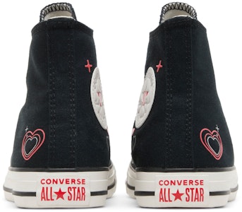(W) 匡威Chuck Taylor All Star 高帮 'Y2K心形 - 黑色' A09116C Details for (W) 匡威Chuck Taylor All Star 高帮 'Y2K心形 - 黑色' A09116C