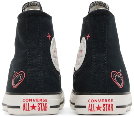 (Women) Converse Chuck Taylor All Star High 'Y2K Heart - Black' A09116C Details for (Women) Converse Chuck Taylor All Star High 'Y2K Heart - Black' A09116C