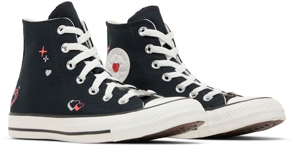 (W) 匡威Chuck Taylor All Star 高帮 'Y2K心形 - 黑色' A09116C Cheap (W) 匡威Chuck Taylor All Star 高帮 'Y2K心形 - 黑色' A09116C