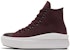 (W) Converse Chuck Taylor All Star High Move 'Diamond Metal - Black Currant' Hitam. 569544C