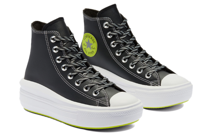 (W) Converse Chuck Taylor All Star High Move 'Black Lemon Venom' 圖 3