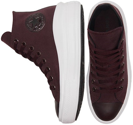 (W) Converse Chuck Taylor All Star High Move「鑽石金屬-黑加侖子」 569544C Details for (W) Converse Chuck Taylor All Star High Move「鑽石金屬-黑加侖子」 569544C