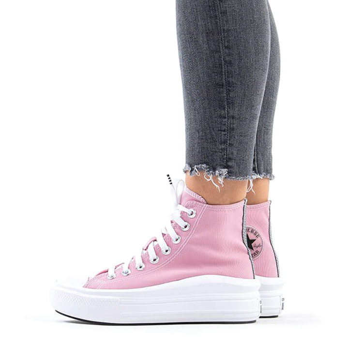 Sizing (W) Converse Chuck Taylor All Star High Move「蓮花粉」 568795C