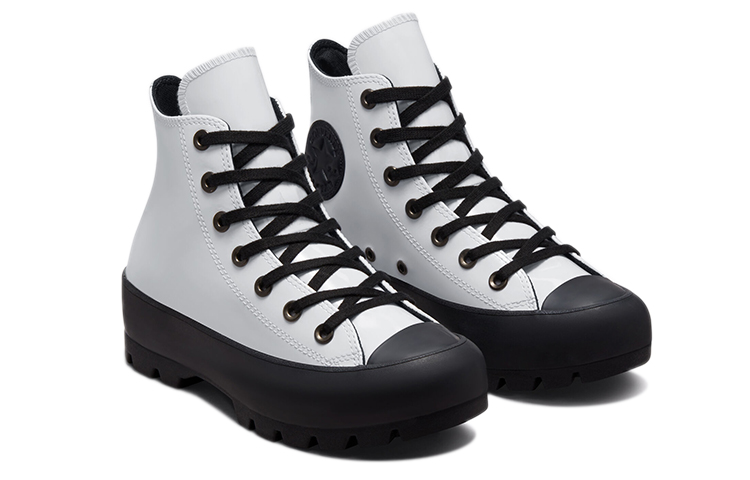 (W) Converse Chuck Taylor All Star High Surface Fusion Lugged 'White Black' 圖 3