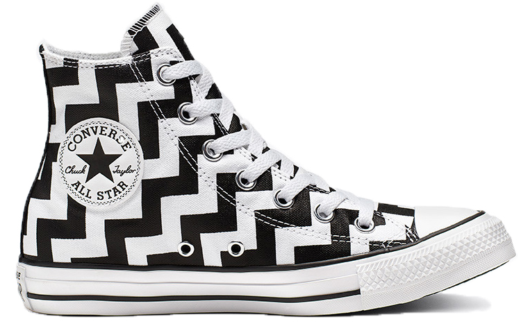 (W) Converse Chuck Taylor All Star High 'Black White' 圖 2