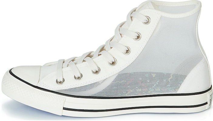 Chuck taylor all best sale star see thru hi