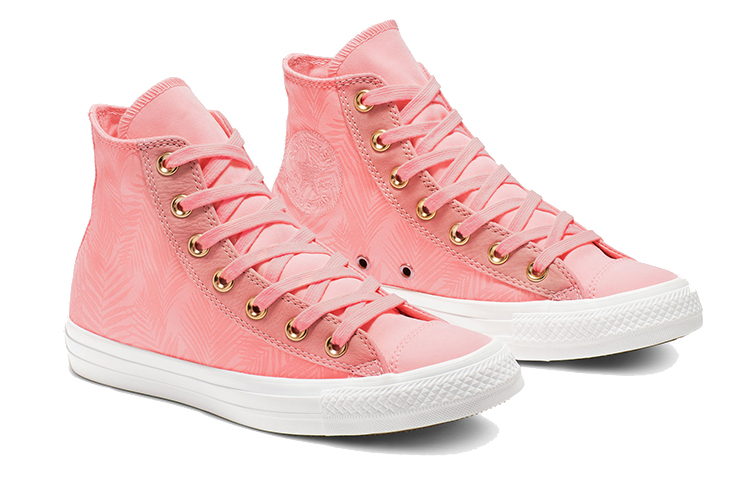 (W) Converse Chuck Taylor All Star Summer Palms High Top Pink White 'Pink Blue' 圖 3
