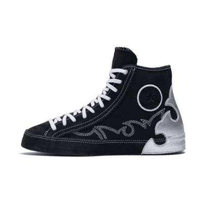 (W) Converse Chuck Taylor All Star Sasha High Top Black Silver 'Blue White'