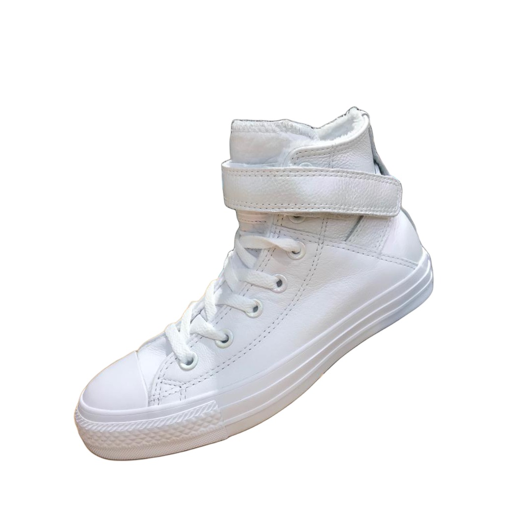 Shop Converse Chuck Taylor All Star 防滑耐磨 高筒 板鞋 女款 白色