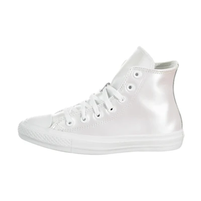 (W) Converse Chuck Taylor All Star Iridescent Leather 'White'