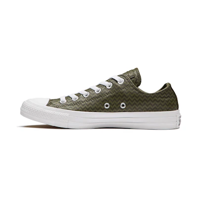 (W) Converse Chuck Taylor All Star Leather Green