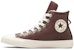 (W) Converse Chuck Taylor All Star Leather High 'Faux Fur - Coklat Tanah Abadi' A07946C
