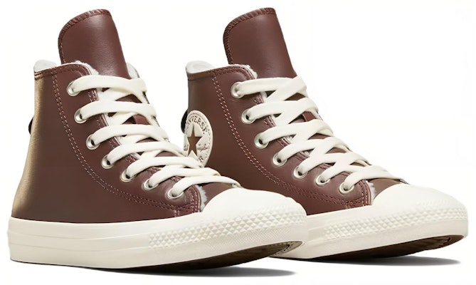 (Women) Converse Chuck Taylor All Star Leather High 'Faux Fur Lining - Eternal Earth Brown' A07946C Lookbook (Women) Converse Chuck Taylor All Star Leather High 'Faux Fur Lining - Eternal Earth Brown' A07946C