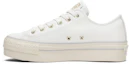 Lookbook (W) Converse Chuck Taylor All Star Leren Platform Ox ''Ster Wit'' 558914C