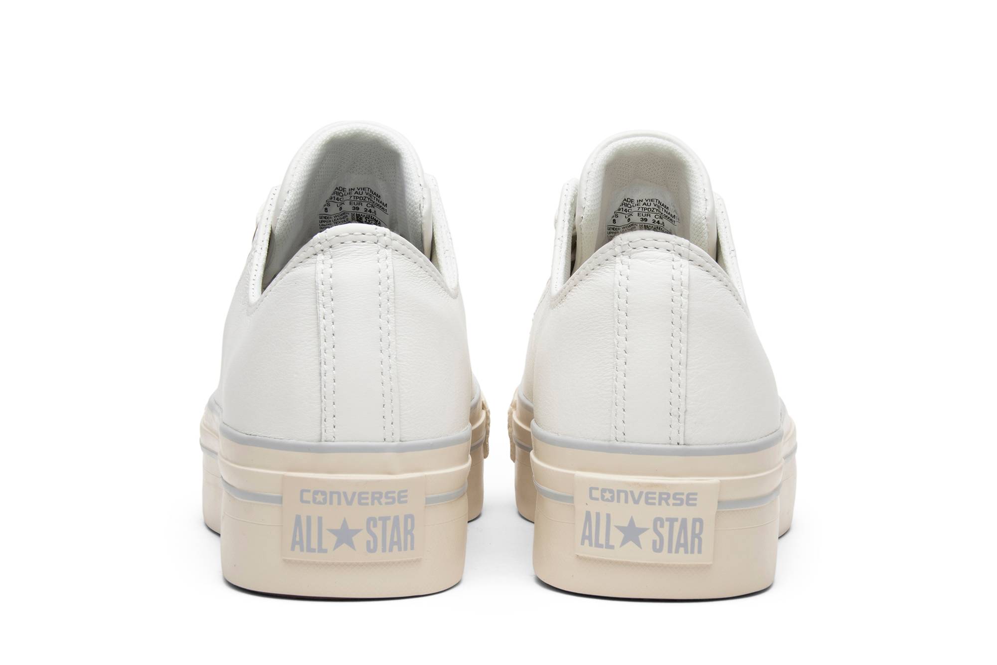 (W) Converse Chuck Taylor All Star Leather Platform Ox 'Star White' 圖 6