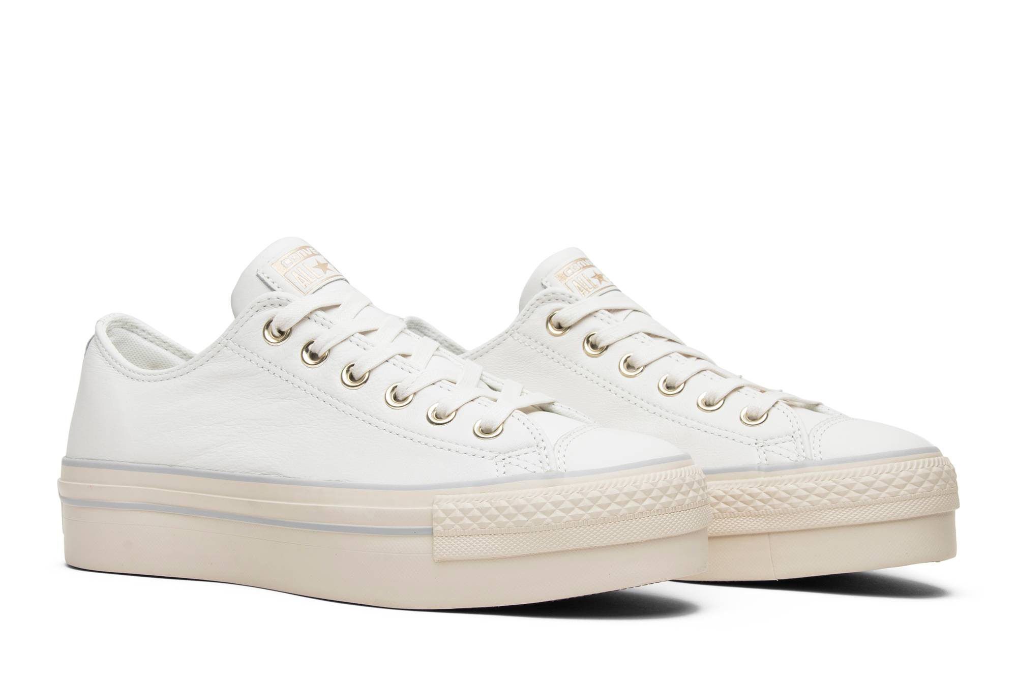 (W) Converse Chuck Taylor All Star Leather Platform Ox 'Star White' 圖 8