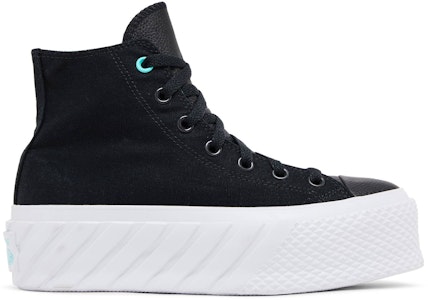 (W) Converse Chuck Taylor All Star Lift 2X Tinggi 'Surface Fusion - Hitam' 571675C Buy (W) Converse Chuck Taylor All Star Lift 2X Tinggi 'Surface Fusion - Hitam' 571675C