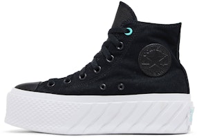 (W) "Converse Chuck Taylor All Star Lift 2X High 'Surface Fusion - Negro'" 571675C Lookbook (W) "Converse Chuck Taylor All Star Lift 2X High 'Surface Fusion - Negro'" 571675C