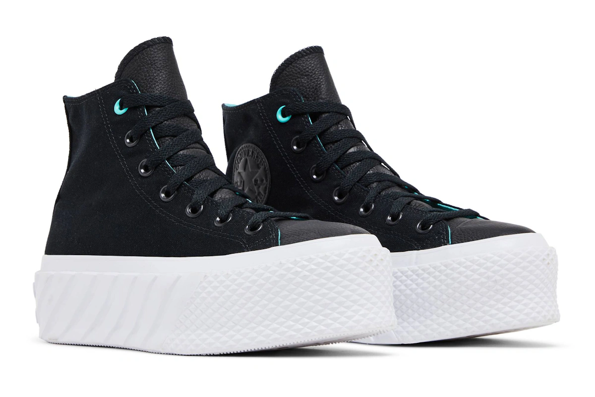 (Women) Converse Chuck Taylor All Star Lift 2X High 'Surface Fusion - Black'