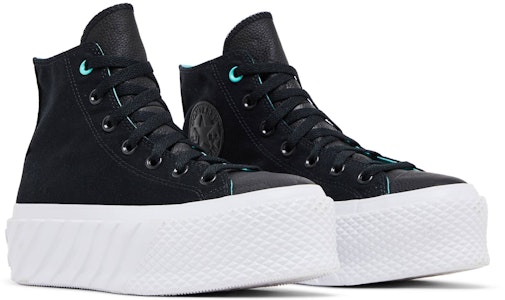 (W) Converse Chuck Taylor All Star Lift 2X Tinggi 'Surface Fusion - Hitam' 571675C Cheap (W) Converse Chuck Taylor All Star Lift 2X Tinggi 'Surface Fusion - Hitam' 571675C