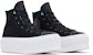 (W) Converse Chuck Taylor All Star Lift 2X Tinggi 'Surface Fusion - Hitam' 571675C
