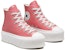 (W) Converse Chuck Taylor All Star Lift 2X Platform Tinggi 'Iridescent - Madder Pink' A03715C