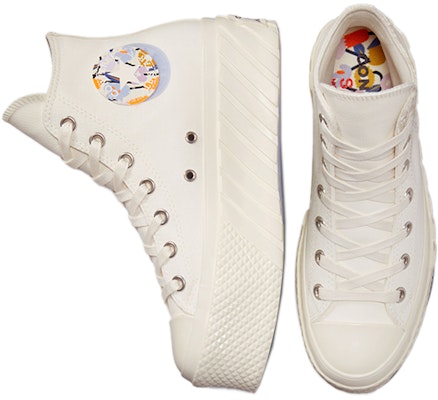 (W) Converse Chuck Taylor All Star Lift 2X Plataforma Alta 'Somos Más Fuertes Juntos' A01732C Shop (W) Converse Chuck Taylor All Star Lift 2X Plataforma Alta 'Somos Más Fuertes Juntos' A01732C