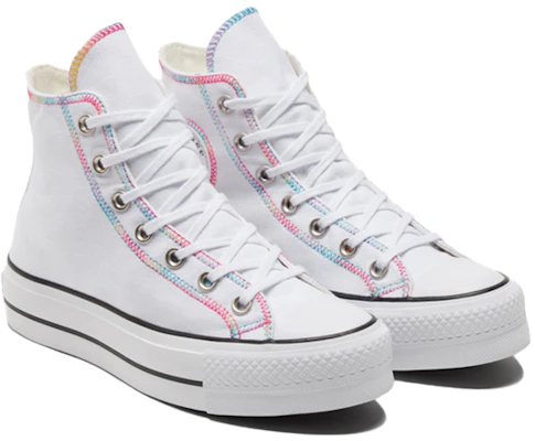 Converse Chuck Taylor All Star Lift 增高厚底 流行運動帆布鞋 女款 燦爛白 Lookbook Converse Chuck Taylor All Star Lift 增高厚底 流行運動帆布鞋 女款 燦爛白