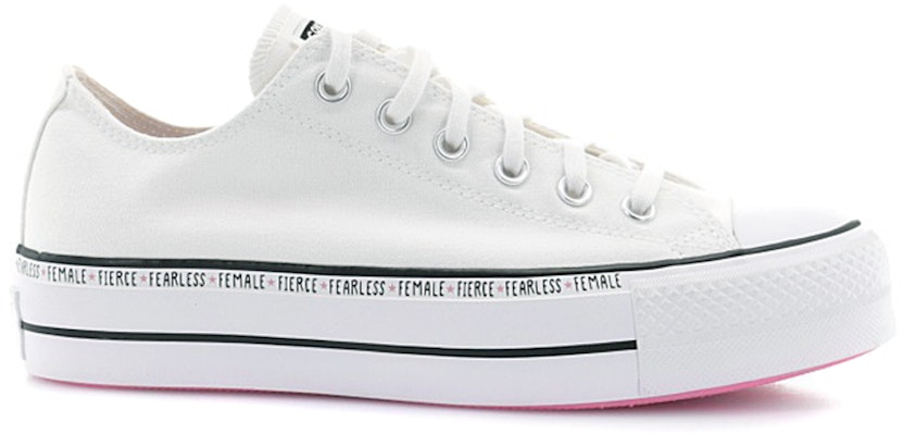 (W) Converse Chuck Taylor All Star Lift Top Rendah Sepatu Putih 569263C Order (W) Converse Chuck Taylor All Star Lift Top Rendah Sepatu Putih 569263C