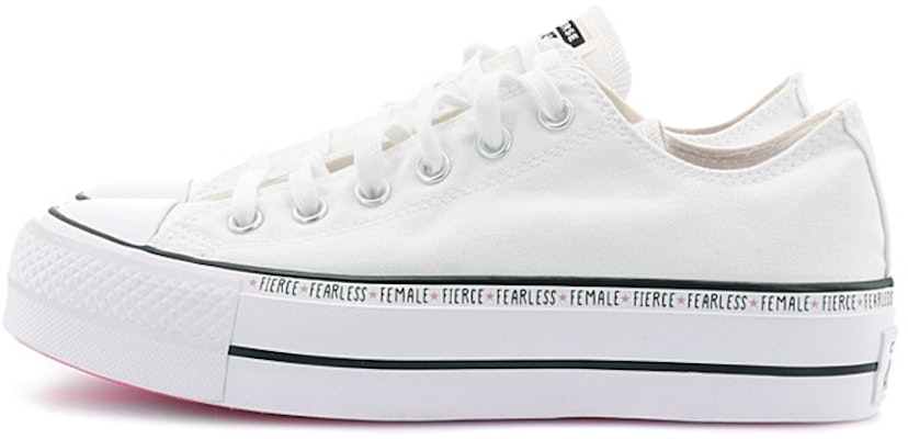 (W) Converse Chuck Taylor All Star Lift Top Rendah Sepatu Putih 569263C Lookbook (W) Converse Chuck Taylor All Star Lift Top Rendah Sepatu Putih 569263C