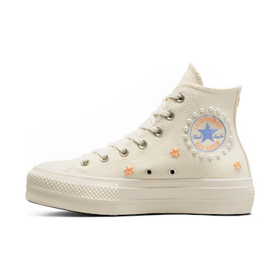 (W) Converse Chuck Taylor All Star Lift 'Non-Slip Wear-Resistant High-Top Canvas Beige'