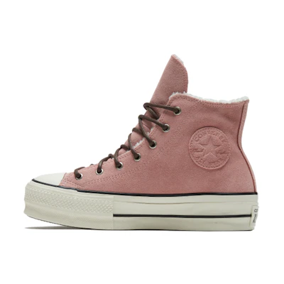 (W) Converse Sherpa Chuck Taylor All Star Platform High Top 'Pink Blue'
