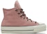 (W) Converse Sherpa Chuck Taylor All Star Platform Tinggi 'Merah Jambu Biru' 566566C