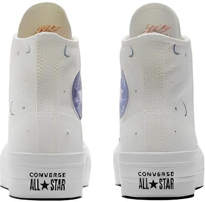Converse Chuck Taylor All Star Lift 防滑耐磨 高筒 帆布鞋 女裝 米紫色 Shop Converse Chuck Taylor All Star Lift 防滑耐磨 高筒 帆布鞋 女裝 米紫色