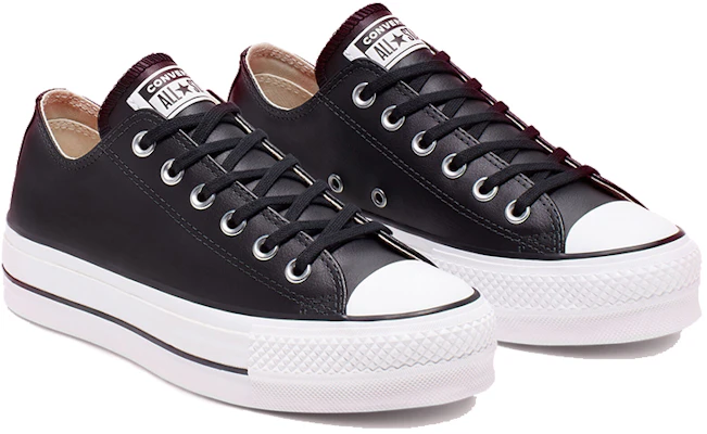 (W) Converse Chuck Taylor All Star Lift Clean Ox 'Hitam' 561681C Shop (W) Converse Chuck Taylor All Star Lift Clean Ox 'Hitam' 561681C