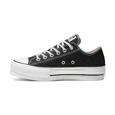 (W) Converse Chuck Taylor All Star Lift Low 'Black Glitter'