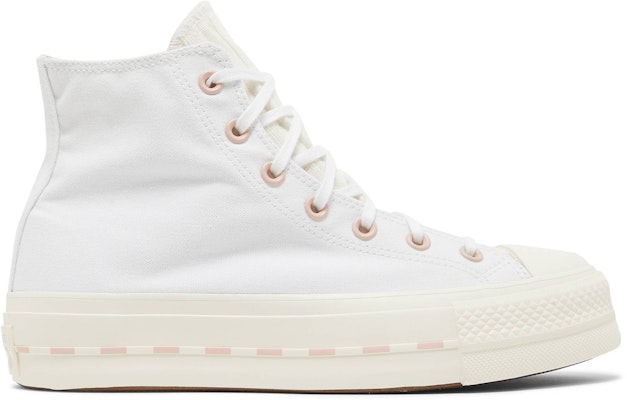 (Women) Converse Chuck Taylor All Star Lift High 'White Pink Clay' 572709C Buy (Women) Converse Chuck Taylor All Star Lift High 'White Pink Clay' 572709C