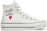 Buy (W) Converse Chuck Taylor All Star Lift Tinggi 'Valentine's Day - Putih Vintage' 571119C