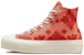 (W) Converse Chuck Taylor All Star Lift High 'Bright Madder' Merah Terang A02233C