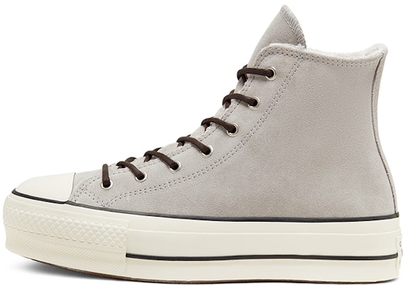 (Women) Converse Chuck Taylor All Star Lift High 'Sherpa - Wolf Grey' 566565C Buy (Women) Converse Chuck Taylor All Star Lift High 'Sherpa - Wolf Grey' 566565C