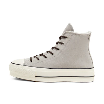 (W) Converse Chuck Taylor All Star Lift High 'Sherpa - Wolf Grey'