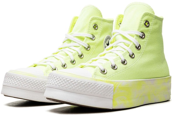 (W) Converse Chuck Taylor All Star Lift Tinggi 'Volt Glow' A02087C Order (W) Converse Chuck Taylor All Star Lift Tinggi 'Volt Glow' A02087C